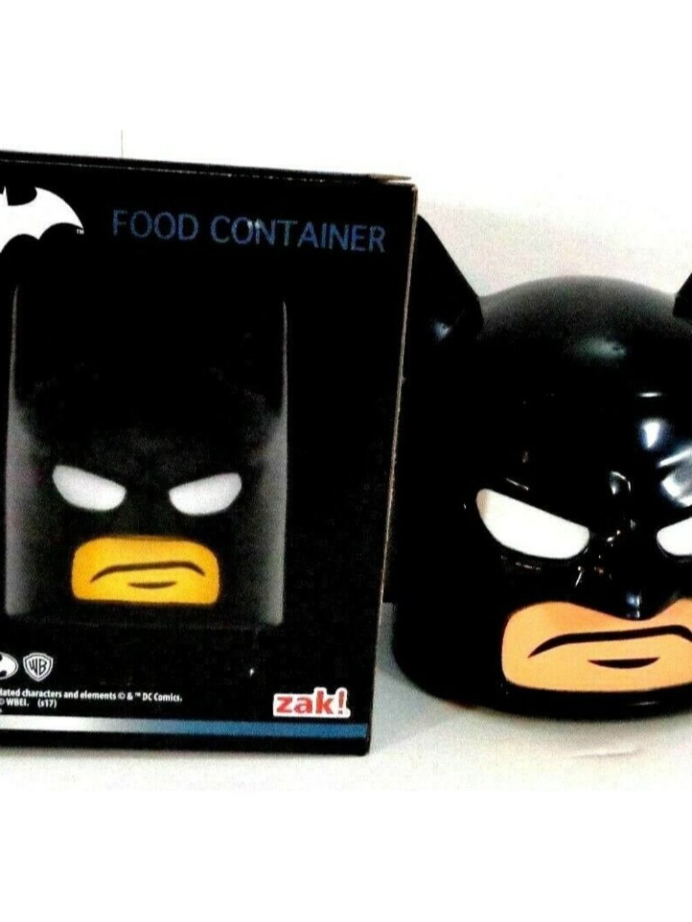 Lot Of 2 Loot Crate Lego Batman Food Storage Container Cookie Jar Head Mini Fig